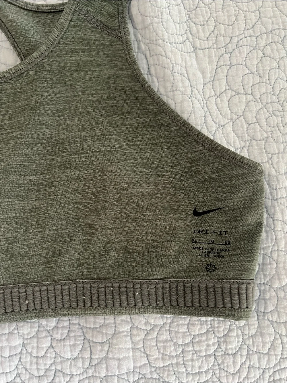 Nike Gray Sports Bra